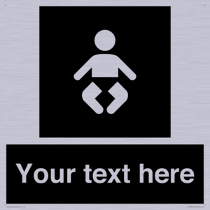 Custom information: black panel baby change